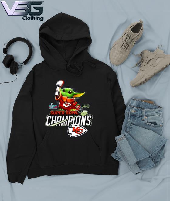 2022 Baby Yoda Kansas City Chiefs Super Bowl LVII Champions Trophy Shirt,  hoodie, sweater, long sleeve and tank top