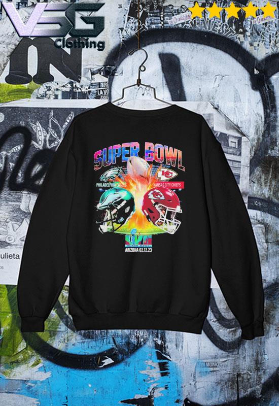 2023 Super Bowl LVII Eagles vs Chiefs shirt, hoodie, sweater, long sleeve  and tank top