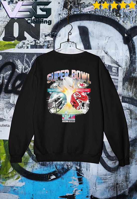 Super Bowl LVII T-Shirt Philadelphia Eagles Vs Kansas City Chiefs