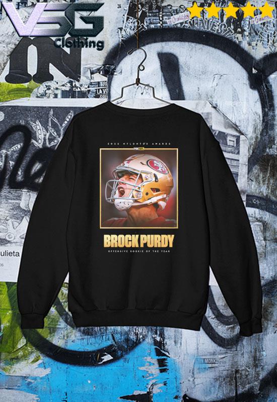 Brock Purdy 2022 Nfl On Fox Awards Offensive Rookie Of The Year Shirt,  hoodie, sweater, long sleeve and tank top