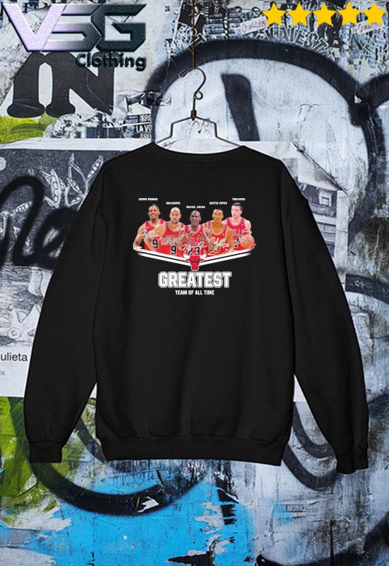 Chicago Bulls Greatest Team Of All Time Signatures shirt, hoodie, sweater,  long sleeve and tank top