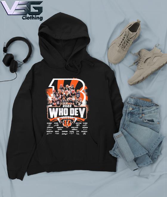 TheDesignChambersBoutique Cincinnati Bengals Inspired Who Dey Tee or Crewneck Sweatshirt XL / Tee