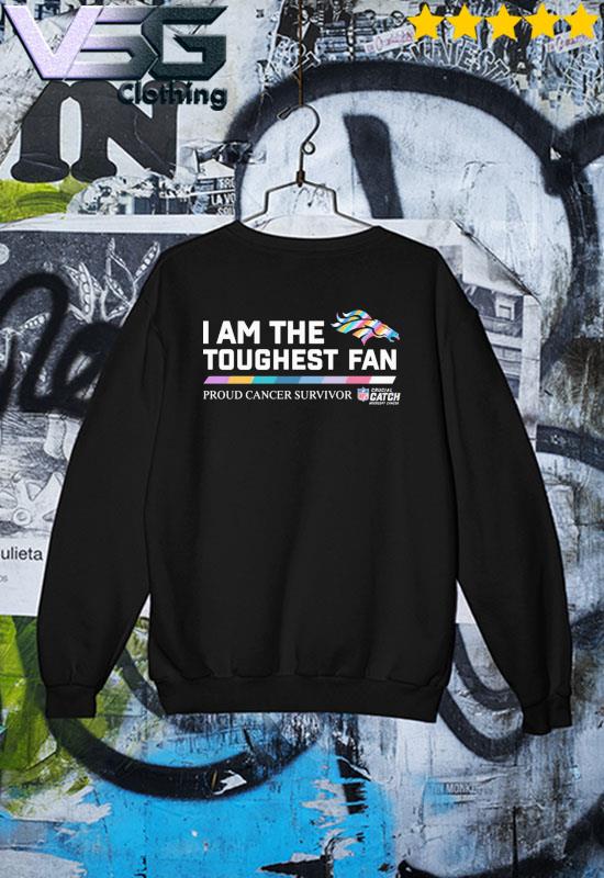 Denver Broncos I am the Toughest fan proud cancer survivor shirt