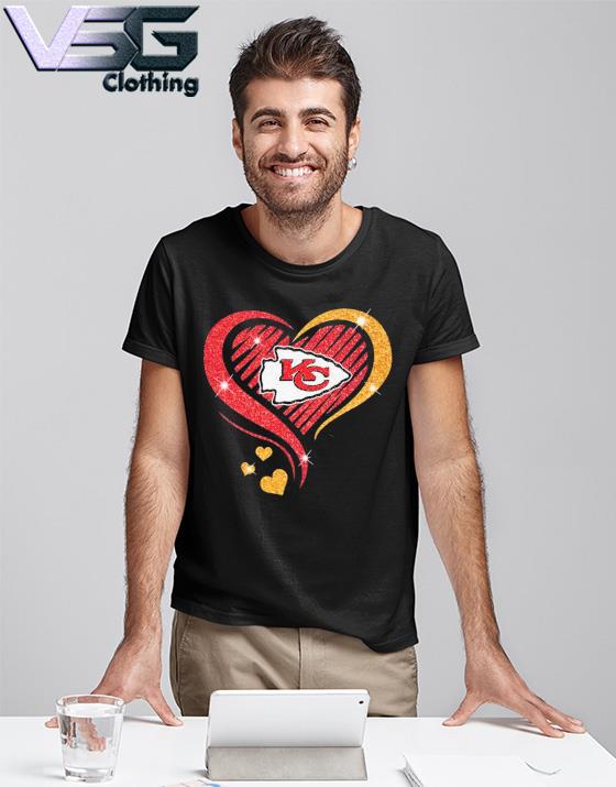 Kansas City Chiefs Kingdom Heart Diamond 2023 T-shirt,Sweater, Hoodie, And  Long Sleeved, Ladies, Tank Top