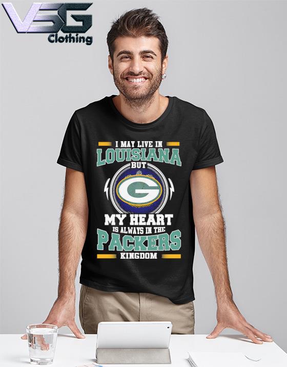 Green Bay Packer Shirt Packers Heart - High-Quality Printed Brand