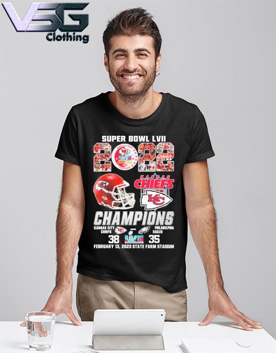 Kansas City Chiefs Super Bowl LVII Champions 2022 Unique T-Shirt