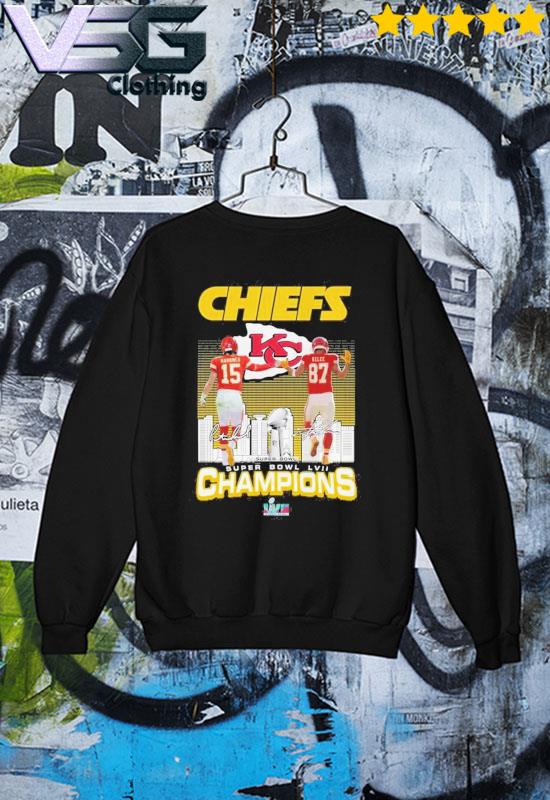 Chiefs Super Bowl LVII Champions Shirt, Travis Kelce, Patrick Mahomes -  Bring Your Ideas, Thoughts And Imaginations Into Reality Today
