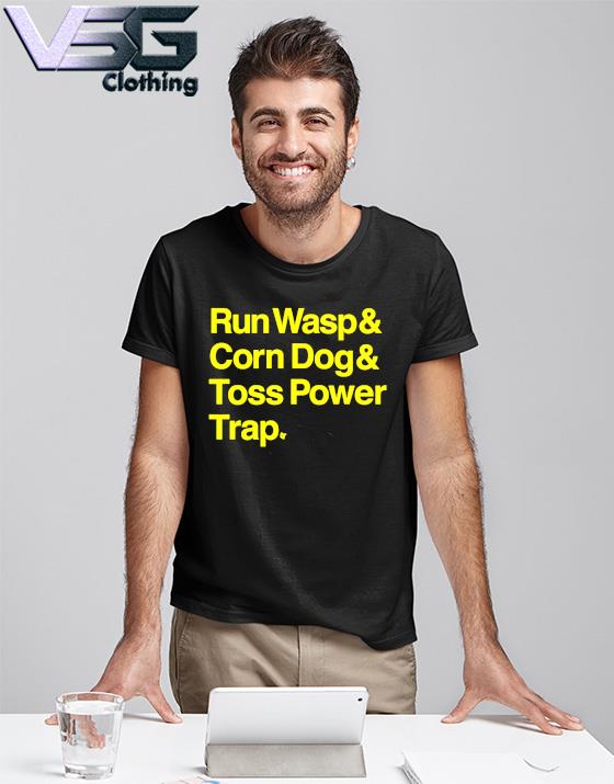 Kansas City Playbook Run Wasp And Corn Dog Toss Power Trap Shirt
