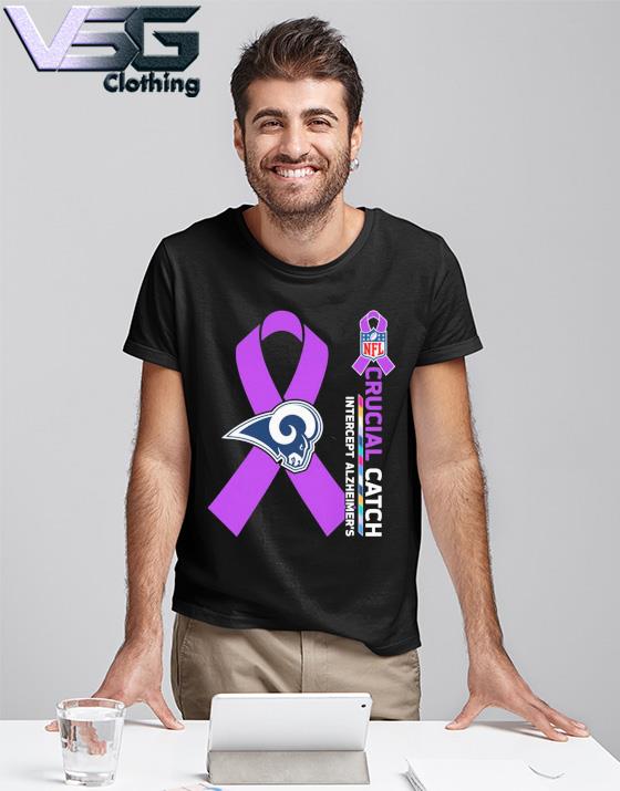 Los Angeles Rams NFL Crucial Catch Intercept Cancer Your Fight is our Fight  shirt, hoodie, sweater, long sleeve and tank top