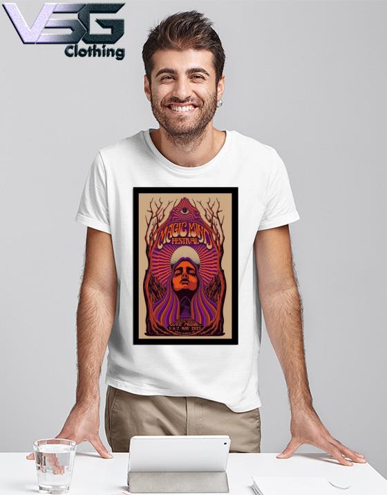 Magic Mind Festival 2023, Camping Halfpipe Roller Disco Live Music, May 5th 6th & 7th, Santa Clarita CA Poster shirt