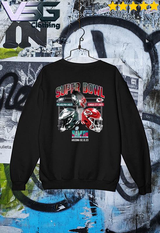 Super bowl 2023 vintage philadelphia eagles Kansas city Chiefs shirt,  hoodie, sweater, long sleeve and tank top