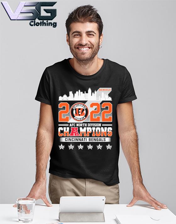 Official 2022 AFC North Division Champions Cincinnati Bengals T