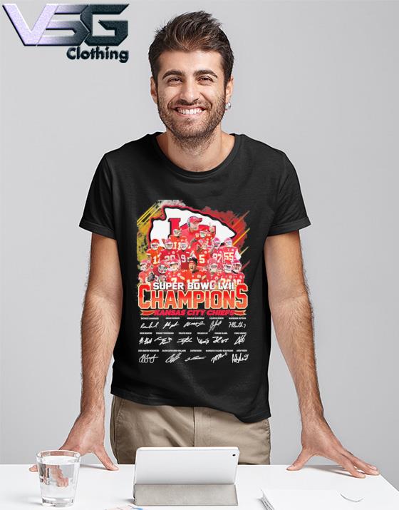 2022 2023 Kansas City Chiefs Super Bowl Lvii Champions Signatures Shirt,  hoodie, sweater, long sleeve and tank top