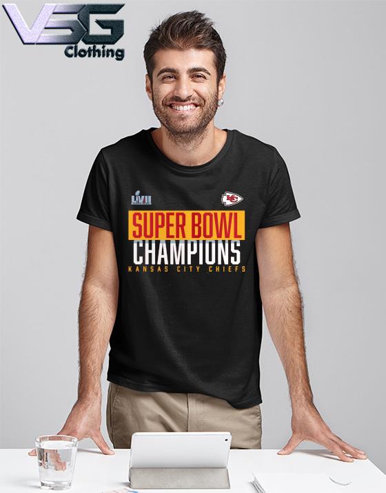 Official Kansas City Chiefs Nike Youth Three-Time Super Bowl Champions T- Shirt - Vegatee