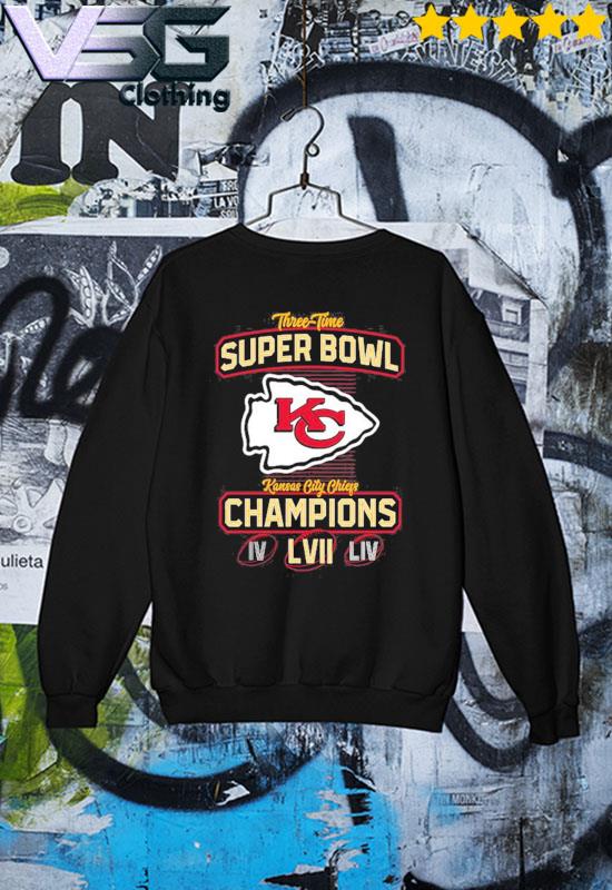 Official Kansas City Chiefs Three-Time Super Bowl Champions