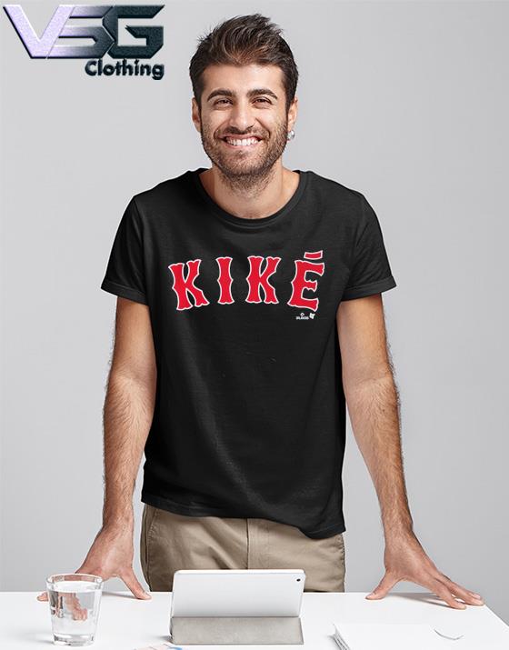 Kike Hernandez: Boston Text - Boston Baseball T-Shirt