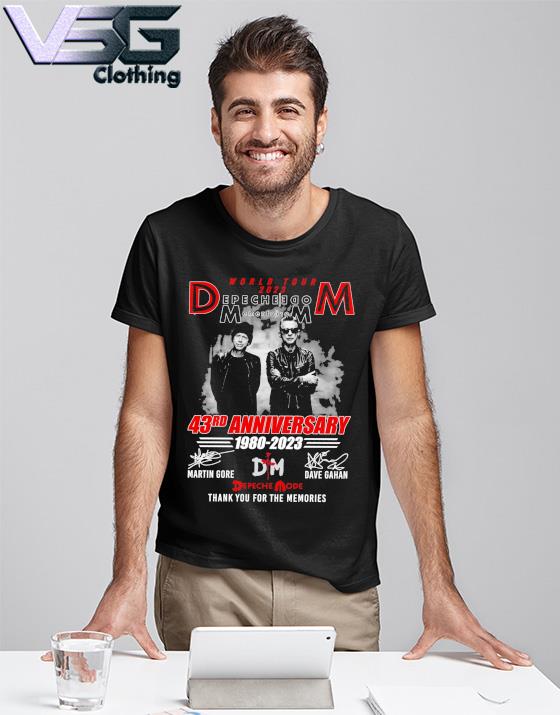 depeche mode t-shirt 2023 tour momento mori dm tee gahan gore world tour