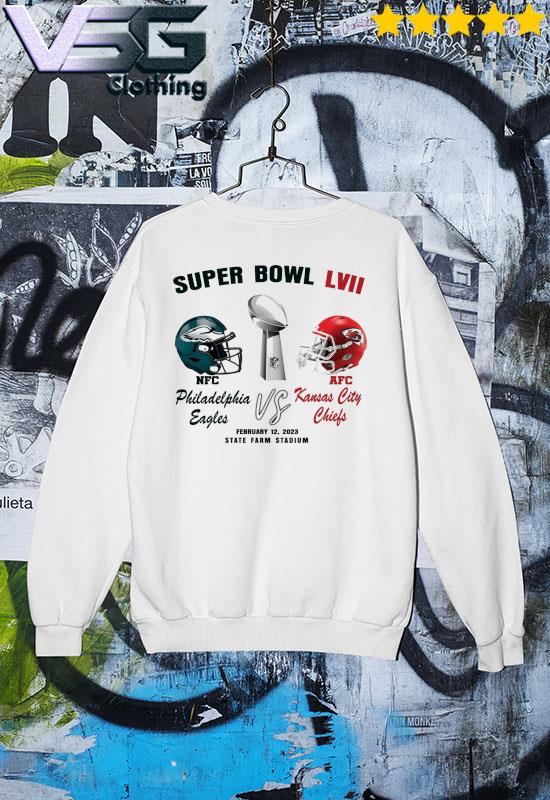 Kansas City Chiefs vs Philadelphia Eagles Super Bowl LVII 2023 Shirt,  hoodie, sweater, long sleeve and tank top