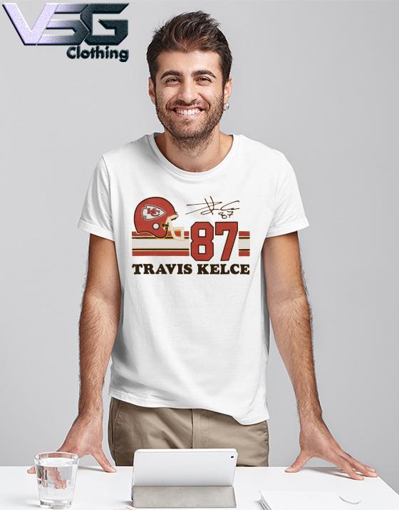 Limited Travis Kelce Vintage 90s #87Tight End Oversize Shirt