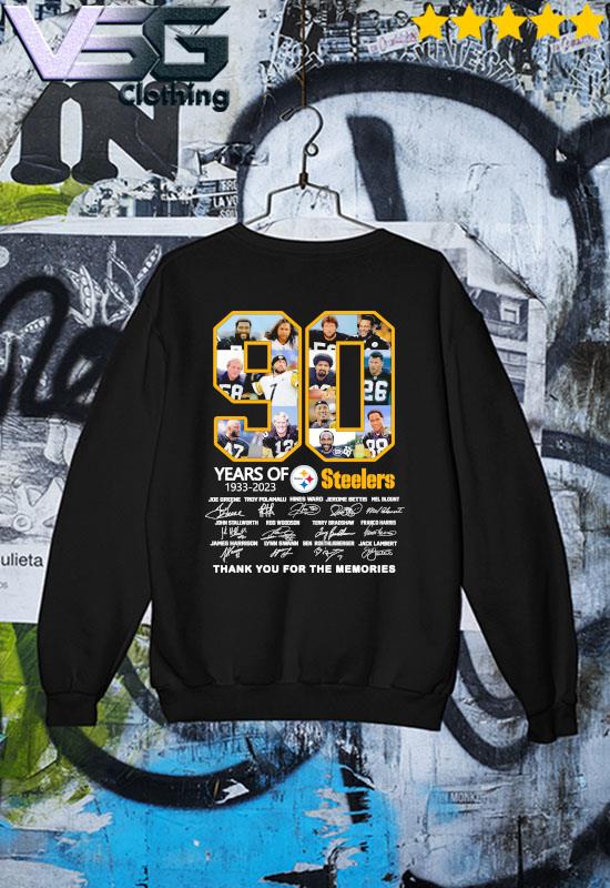 Pittsburgh Steelers 2020 Hall Of Fame 2021 thank you for the memories  signatures shirt, hoodie, sweater, long sleeve and tank top