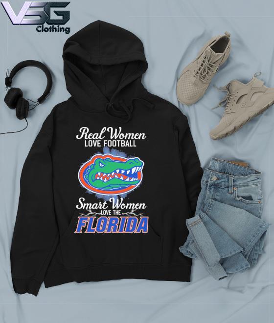 Original Real Women Love Football Smart Women Love The Florida Gators 2023  T-shirt,Sweater, Hoodie, And Long Sleeved, Ladies, Tank Top