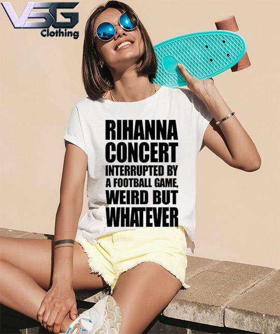 rihanna super bowl tee shirt