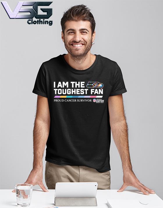 Seattle Seahawks I am the Toughest fan proud cancer survivor shirt