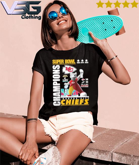 Super Bowl 1969 2019 2022 Champions Kansas City Chiefs 38 Philadelphia  Eagles 35 K. C. Wolf T-shirt,Sweater, Hoodie, And Long Sleeved, Ladies,  Tank Top