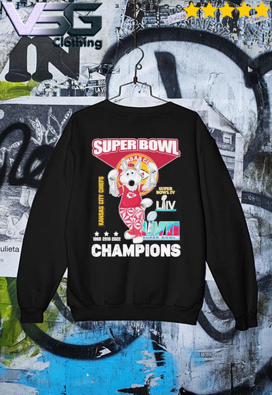 Super Bowl 1969 2019 2022 Champions Kansas City Chiefs KC Wolf shirt,  hoodie, sweater, long sleeve and tank top