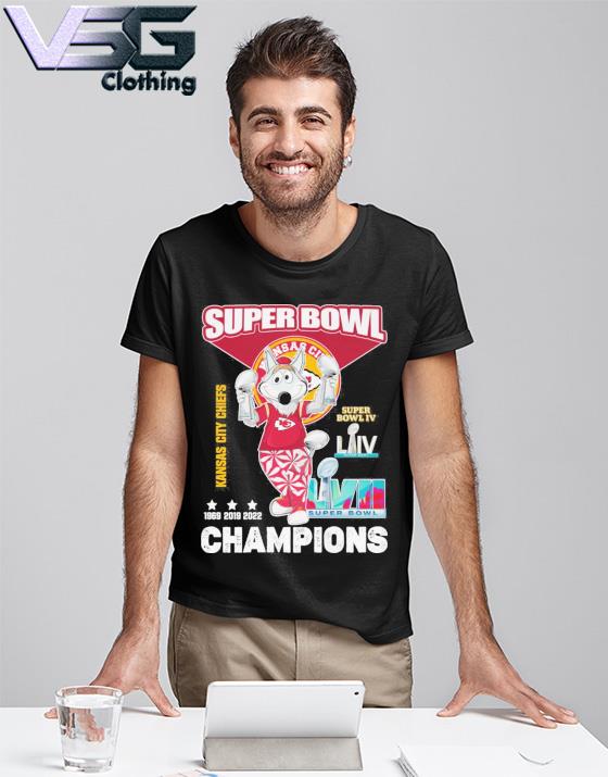 Super Bowl Kansas City Chiefs KC Wolf champions 1969 2019 2022 shirt,  hoodie, sweater and long sleeve