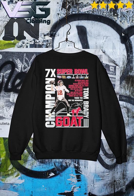 Tom Brady MVP Player The Greatest Of All Time Champion Super Bowl Shirt,  hoodie, sweater, long sleeve and tank top