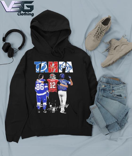 Tampa Bay City Randy Arozarena Tom Brady Nikita Kucherov signatures shirt,  hoodie, sweater, long sleeve and tank top