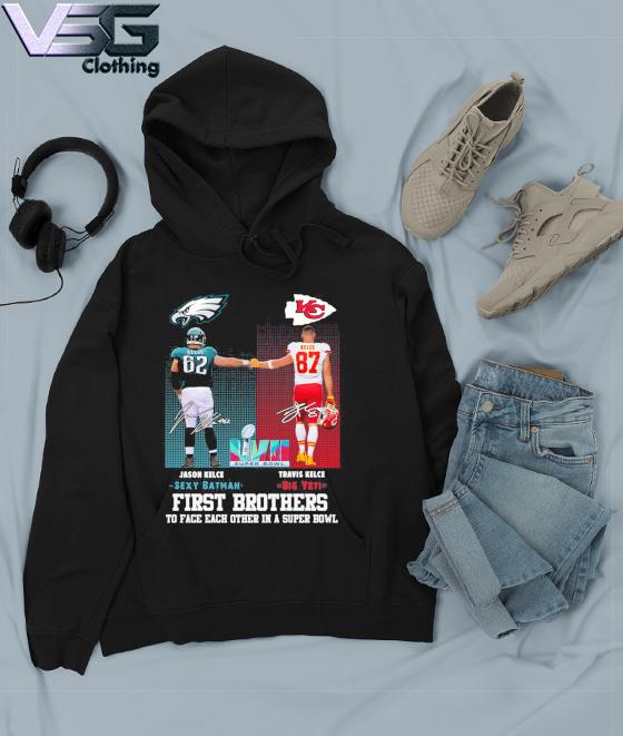 Kelce Brothers Jason Kelce Vs Travis Kelce Lvii Super Bowl Matchup Shirt,  hoodie, sweater and long sleeve