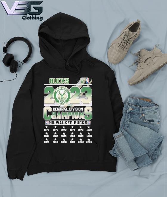 Official 2023 Central Division Champion Milwaukee Bucks 1971 2023 shirt,  hoodie, sweater, long sleeve and tank top