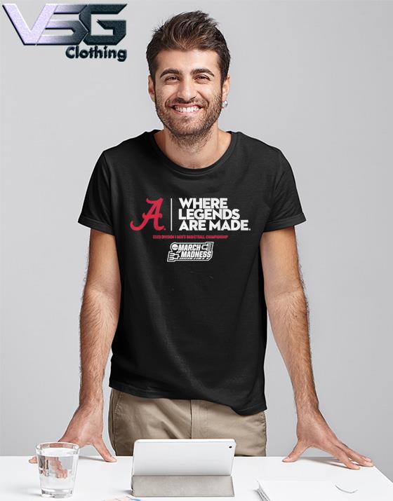 Alabama Where Legends are Made 2023 NCAA Championship shirt