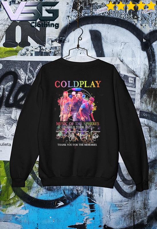 Xpsclothing - Original Coldplay Music Of The Spheres World Tour 2023 Thank  You For The Memories T-Sh by Store Xpsclothing - Issuu