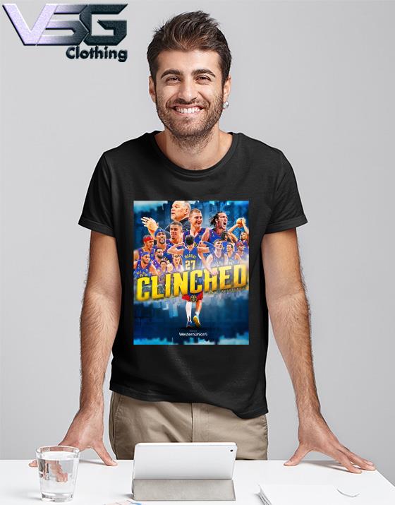 Denver Nuggets Clinched first in the west 2023 NBA playoffs shirt