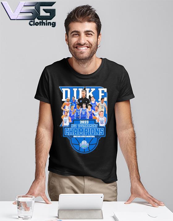 Duke Blue Devils Men's Basketball 2023 ACC Tournament champions shirt
