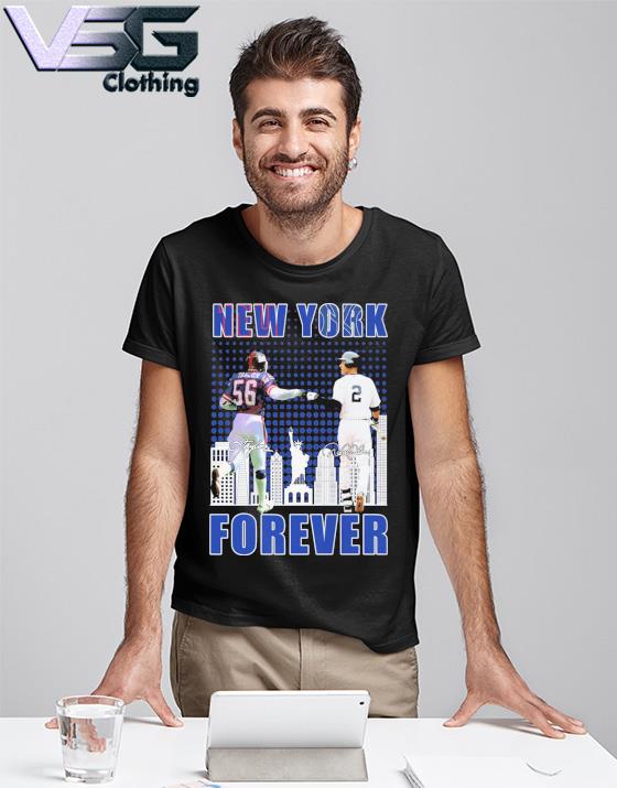 Lawrence Taylor and Derek Jeter’s New York forever signatures shirt