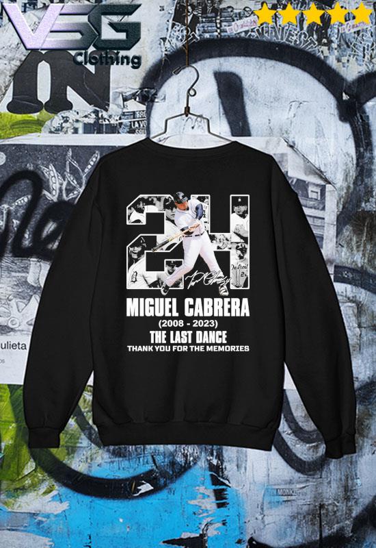 Miguel Cabrera Detroit Tigers 2008 2023 The Last Dance Thank You