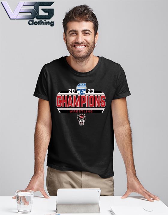 NC State Wolfpack 2023 ACC Wrestling Tournament Champions Locker Room shirt