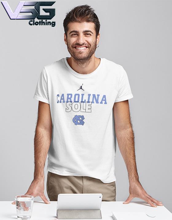 Jordan Brand White North Carolina Tar Heels 2023 On Court Bench Long Sleeve  T-Shirt