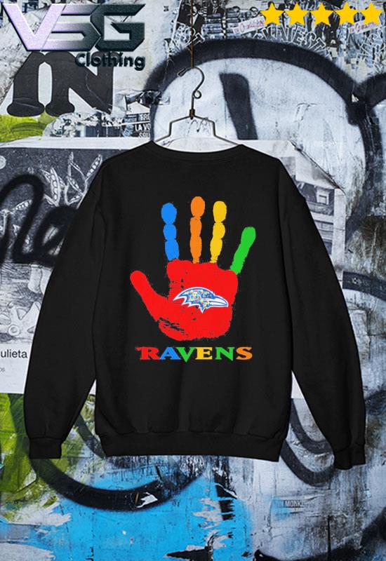 Official Baltimore Ravens Hand Autism 2023 NFL Shirt