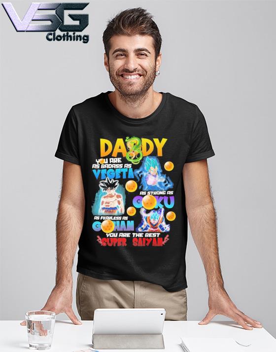 vegeta dad shirt