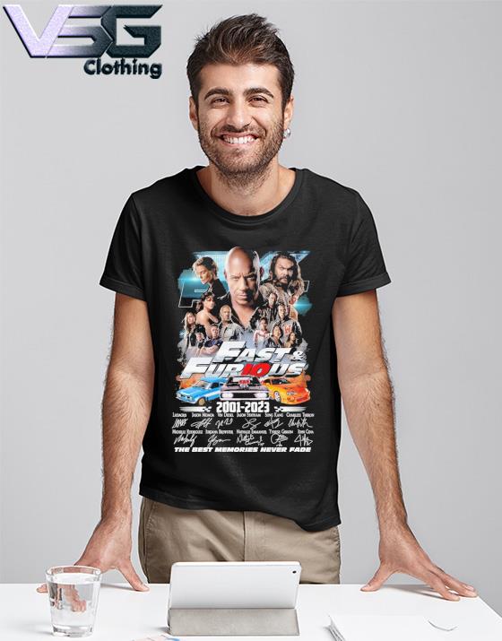 Official Fast and Furious 2001 - 2023 the best memories never fade shirt