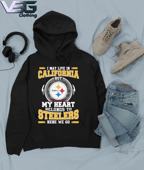 Pittsburgh Steelers Logo Heart Let's Go Steelers Shirt