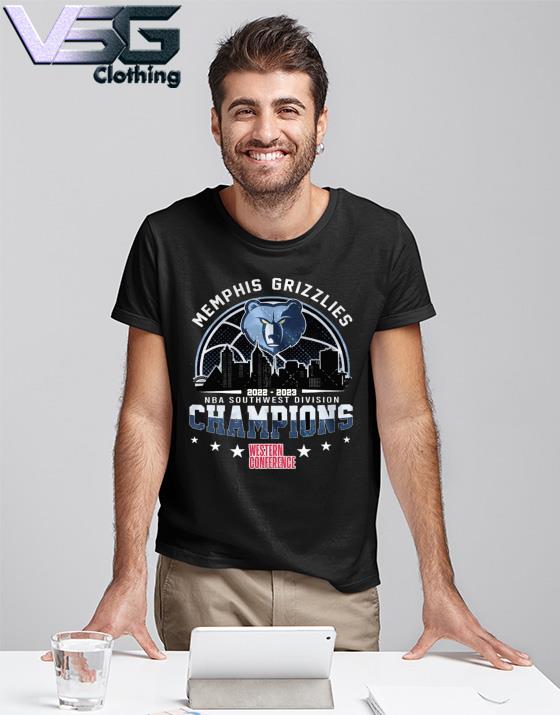 Memphis Grizzlies 2022-2023 NBA Southwest Division Champions Western  Conference T-Shirt - Yesweli