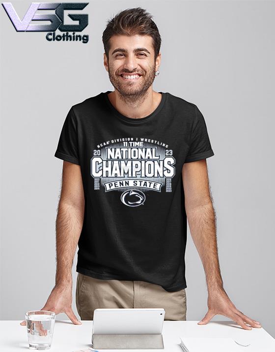 Official Penn State 2023 Ncaa Division I Wrestling 11 Time National National Champion Shirt