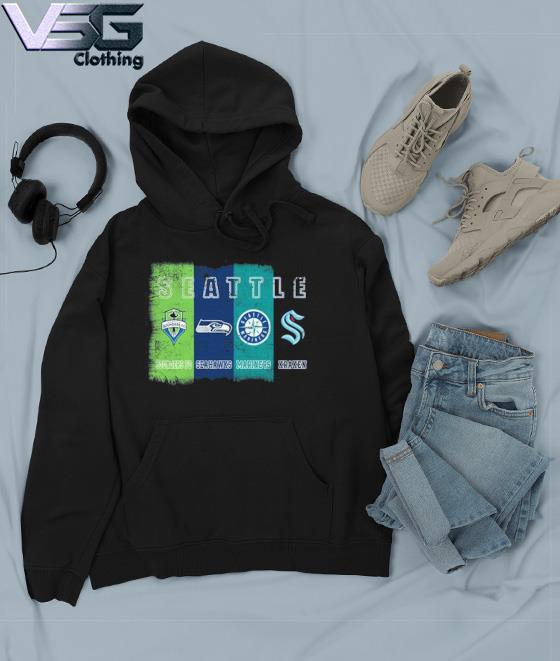 Seattle Sounders FC Seahawks Mariners and Kraken shirt, hoodie