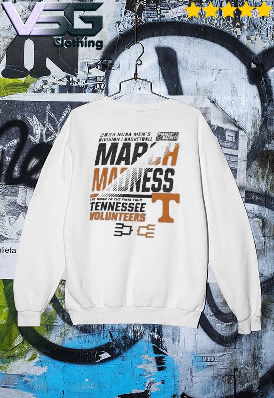 Official Tennessee Volunteers Men’s Basketball 2023 NCAA March Madness The Road To Final Four Shirt Sweater